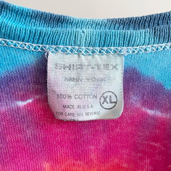 Grateful Dead 1990 Vintage 25th Anniversary Tie-Dye Rock T-Shirt - Picture 6 of 8